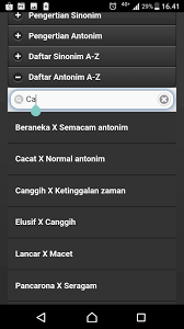 Masalah ini meminta untuk mencari sinonim atau kesamaan dalam sebuah kata. Kamus Sinonim Dan Antonim For Android Apk Download