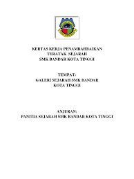 Jumlah pengunjung kini telah melebihi 60 000. Pembinaan Bilik Sejarah