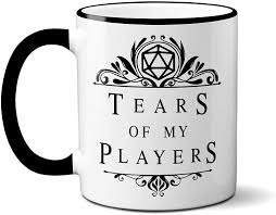 These all make great gift ideas for d&d players and dungeon masters no matter the occasion. Buy Dnd Coffee Mug For Dungeons And Dragons Party Dungeon Master Funny Tears Of My Players 11oz White Black Handle Online In Turkey B08p3wzzgm