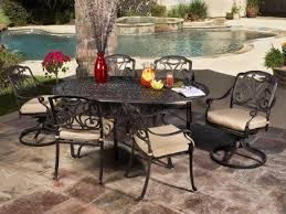 Veranda Classics San Paulo Aluminum 7 Piece Dining Set Patio Furniture Patio Dining Set Patio Furniture Sets