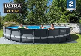 Intex Ultra Xtr Frame Above Ground Pools In 2020 In Ground Pools Above Ground Pool Pool Shapes