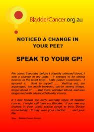 In bacterial decomposition on air or in urinary ducts (severe cystitis, degradation of malignant tumor) urine smells of ammonia. Free Posters Bladder Cancer Australia
