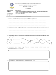 Berikut informasi sepenuhnya tentang contoh soal segi banyak kelas 4. Ulangan Segi Banyak