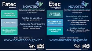 Nossos cursos estão com as portas abertas para você fazer parte de uma das melhores redes de ensino profissional público e gratuito do país. Inscricoes Para O Programa Novotec Terminam No Domingo 16 06