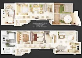 Duplex 3d Plan 02 By M Fawzi On Deviantart