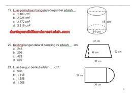 Soal ujian nasional un 2015 untuk sdmi tidak akan jauh beda dengan soal un sdmi tahun 2014 yang lalu. 3 Paket Soal Simulasi Try Out Usbn Kelas 6 Sd Mi Matematika Sesuai Kisi Kisi 2017 2018 Irisan K 13 Dan Ktsp Dunia Pendidikan