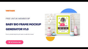 These frames may vary in. Belajar Percetakan Tool Gratis Baby Bio Frame Mockup Generator Untuk Member Bp Youtube