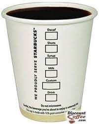 Whether for a tailgate, reunion, wedding, bachelorette or another party, you can serve beer in style with personalized 16 oz stadium cups. 8 Oz Starbucks Logo Paper Hot Cups White Green Disposable Coffee Cups 1 000 Case Discountcoffee Com