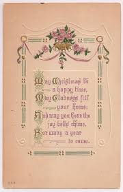 Antique Christmas Poem Old Postcard Greeting Dated December Of Etsy Christmas Poems Old Postcards Antique Christmas