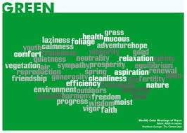 The Color Green Represents Live Health Balance Compassion A Nurturing Nature And Abundance Are Many I Color Meanings Color Symbolism Color Meaning Chart