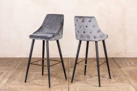 Introduced by branex design, a french base company at the ces. Pair Of Button Back Bar Stools Peppermill Interiors