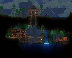 Building your housing underground in terraria is another way to flex your creativity and one of our favourite underground houses has to be this hobbit hole. A Tiny Underground Village I Made A While Back Figured I Should Share It Here Terraria Terraria House Design Terraria House Ideas Terrarium Base