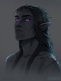 Sin Nada Drow Male Elf Characters Character Portraits