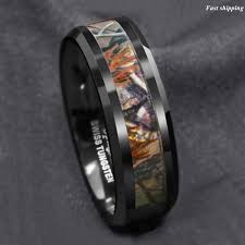 8 6mm Tungsten Mens Ring Thin Blue Line Inside Black Brushed Band Jewelry Men Rings Ideas Of Tungsten Mens Rings Black Tungsten Carbide Ring Mens Tungsten