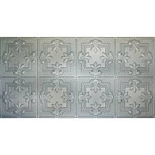 Dimensions Common 48 In X 24 In Actual 48 5 In X 24 5 In Nickel Metal Tin Surface Mount Ceiling Tiles At Lowe With Images Tin Ceiling Tiles Faux Tin Tiles Tin Ceiling