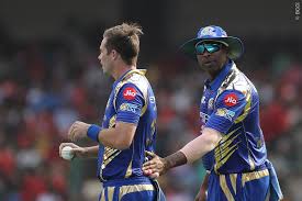 Shubman gill, nitish rana, tim seifert (wk), rahul tripathi, rinku singh, dinesh karthik (wk), eoin morgan (c), andre russell, sunil narine. Kieron Pollard Of The Mumbai Indians Encourages Tim Southee Of The Mumbai Indians During Match 12 Of The Vivo 2017 Indian Premier League Between The Royal Challengers Bangalore And The Mumbai Indians