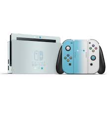Pastel Blue White Stars Switch Skin Nintendo Switch Switch Pastel Blue