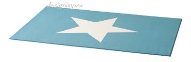 Inspirationen themenwelten lieblingsstücke teppiche teppich stars and stripes. Trend Teppich Stern Blau Turkis Creme 140 X 200 Cm Cm 10 Design Impex