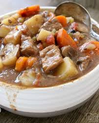 Best Tender Flavorful Slow Cooker Beef Stew Butter With A Side Of Bread