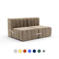 Foam and synthetic fiber cushion the track arms and solid pinewood frame. Ambivalenz Curt 2 Sitzer Sofa Gunstig Kaufen Buerado