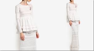 Kurung kedah moden cgo kurung moden azizah. Baju Raya Peplum 2017 Almikali