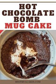 Hot Chocolate Bomb Mug Cake Best Mug Cakes Recipe Chocolate Bomb Healthy Chocolate Mug Cake Vegan Mug Cakes