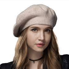 Classic Winter Cashmere Beret Women Wool Beret Hat Caps French Artist Hat Basque Beret Tam Beanie Vogue Knitting Winter Cashmere French Knitting Classic Winter