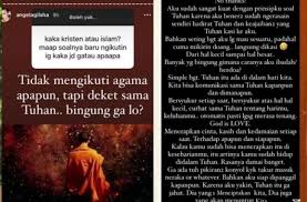 Berikut klarifikasi gofar hilman soal tudingan aksi pelecehan seksual yang dilayangkan kepadanya. Angela Gilsha Ngaku Tak Punya Agama Begini Reaksinya Ditawari Masuk Islam Matamata Com