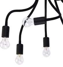 Our light flex comes in the following styles: Ceiling Light Flex Black 7xe27 Without Bulb Mim 9273