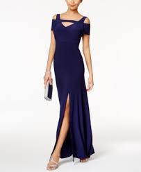 Cold Shoulder Keyhole Gown 58 99 A Cold Shoulder Design Lends On Trend Appeal To Nightway S A Cutout Shoulder Dress Petite Long Dresses Petite Formal Dresses