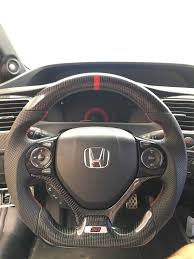 The 2015 honda civic is a compact car sold in sedan and coupe body styles. 2012 2015 Honda Civic Si Fully Custom Steering Wheel Built Your Way Socal Garage Works