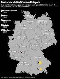 Corona cases in andhra pradesh. Corona Das Sind Die Neuen Hotspots In Deutschland Mit Neuinfektionen Politik Inland Bild De