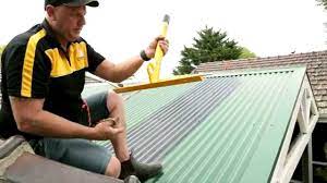 That'll prevent the cleaner from drying out too quickly. Ozwide Gutter Cleaning Metal Roof Safety Youtube