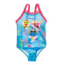 Add coordinating sunglasses, hat, or headband for a. Pin By Erica Castillo On Baby Shark 1 Piece Swimsuit Little Girl Swimsuits Shark Swimsuit