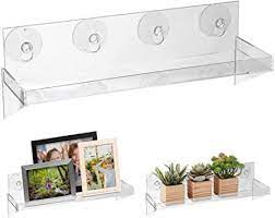 Amazon Com Urban Leaf Suction Cup Shelf For Plants Window Bathroom Or Kitchen Live Plant Shelves For I Plant Shelves Window Shelf For Plants Plant Window