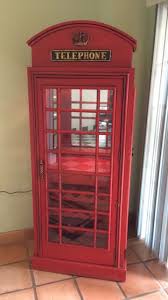 3 red telephone box silver/gold commemoratives & 50p coin display case/stand. Red British Phone Booth Wood Wine Bar Cabinet Old Cast Iron Style England For Sale Online