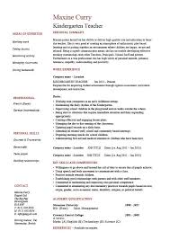 Jobs for preschool teachers are projected to grow by 10% (or 50,100 jobs) from 2016 through 2026, which is faster than average, according to the bureau of labor statistics (bls). Kindergarten Teacher Resume School Example Sample Job Description Work Experience Teaching