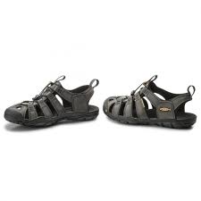 The durable rubber outsole with. Sandals Keen Clearwater Cnx Leather 1013107 Magnet Black Sandals Mules And Sandals Men S Shoes Efootwear Eu