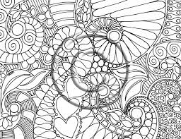 Digital Download Coloring Page Hand Drawn Zentangle Inspired Abstract Zendoodle Doodle Hippie 2 20 Via E Coloring Pages How To Draw Hands Printable Patterns