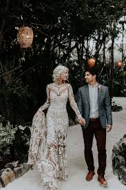 Bohemian Chic Mermaid Bridal Gown In 2020 Bridal Gowns Mermaid Boho Wedding Dress Lace Bridal Gowns