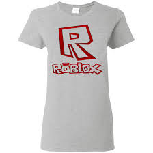 Roblox Ladies Shirt Red Blue Grey Ultra Cotton T