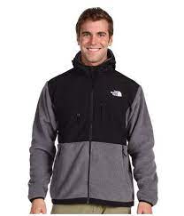 North Face Mens Denali Fleece Hoodie Black Grey North Face Mens North Face Denali Hoodie Hoodies Men