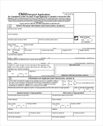 This document proves your citizenship, holds visas issued to you by other countries and lets you reenter the u.s. Free 12 Sample Passport Application Forms In Pdf Ms Word Excel