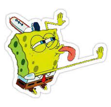 Transparent Spongebob Lick Meme Sticker By Niennajane Adesivos Bonitos Adesivos Sticker Desenho Do Bob Esponja