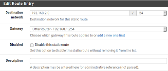 But the second task is a real pain. Routing Static Routes Pfsense Documentation