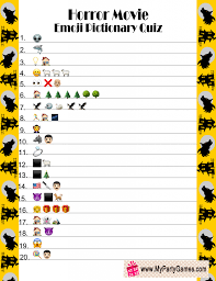 This covers everything from disney, to harry potter, and even emma stone movies, so get ready. Free Printable Horror Movie Emoji Pictionary Quiz Halloween Printables Free Emoji Quiz Pictionary