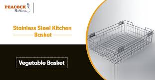 Purchase Stainless Steel Kitchen Baskets For Modular Kitchen The Stainless Steel Kitchen Baskets Render A Sleek And Stainless Steel Kitchen Kitchen Baskets Stainless Steel