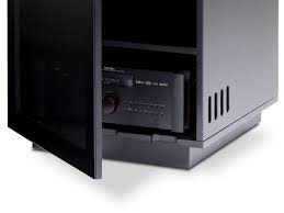 Free shipping on $35+ · same day delivery · 5% off w/ redcard Mirage 8222 Black Audio Tower Stereo Cabinet Bdi Furniture