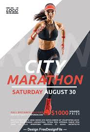 Download 3,200 marathon poster stock illustrations, vectors & clipart for free or amazingly low rates! City Marathon Psd Poster And Flyer Template Free Download
