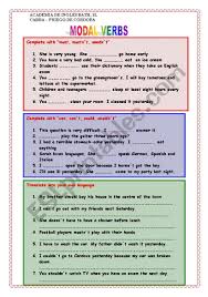 This is the second worksheet found in my bundle. English Modal Verbs Worksheets Worksheet Book Photo Ideas Reading Staggering Inspirations Free Middle School Infinitive Samsfriedchickenanddonuts